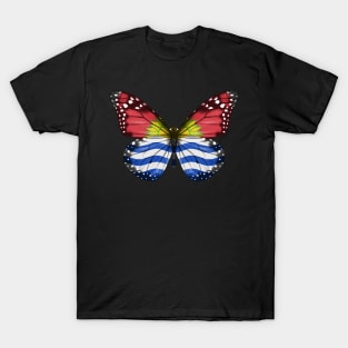 I-Kiribati Flag  Butterfly - Gift for I-Kiribati From Kiribati T-Shirt